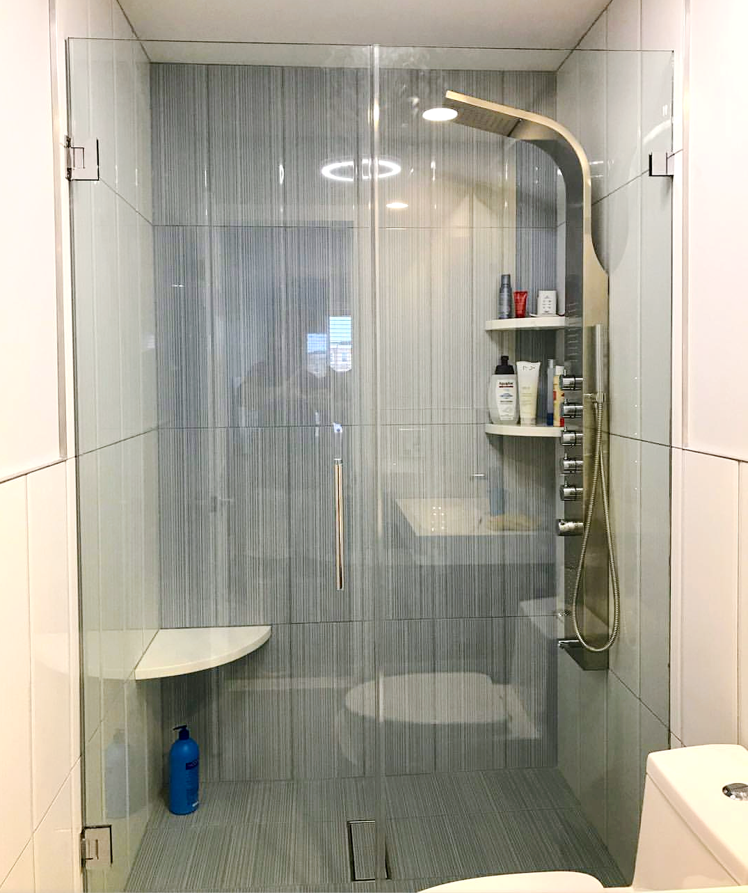 Hinged, Glass Shower Door From Aston