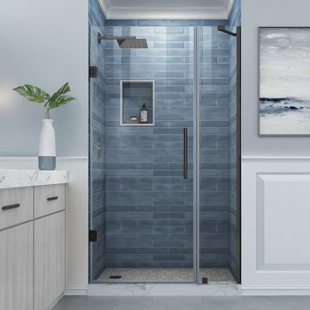 Belmore Shower Door with Oil Rubbed Bronze Hardware