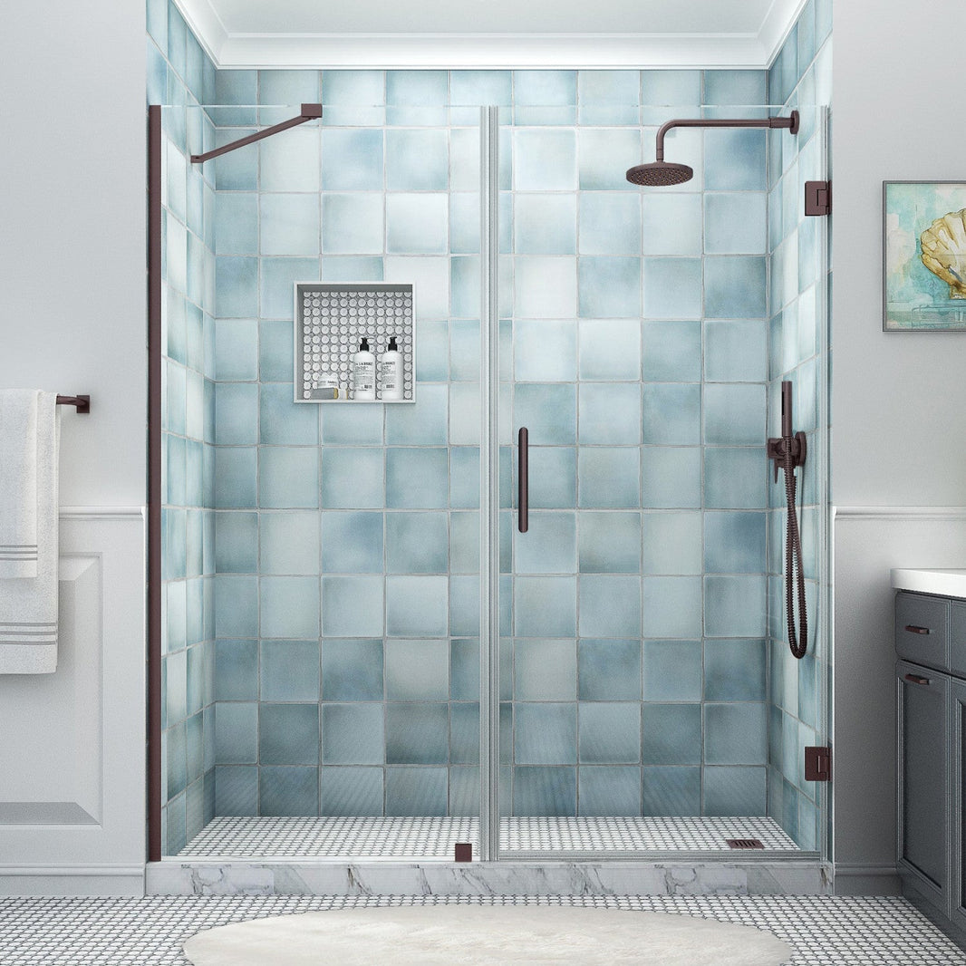 Spacious Shower with a Glass Shower Door From Aston Bath