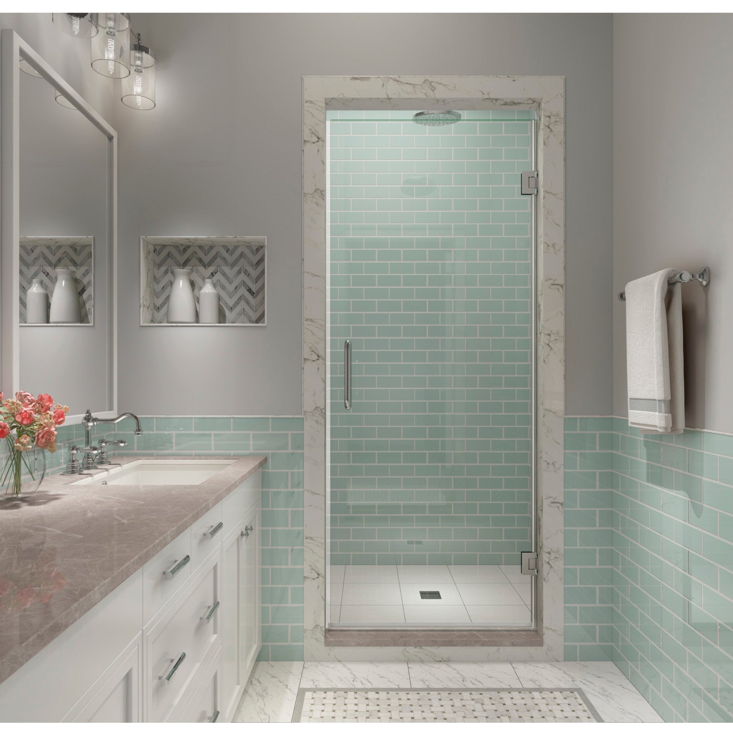 Hinged Shower Door From Aston Bath