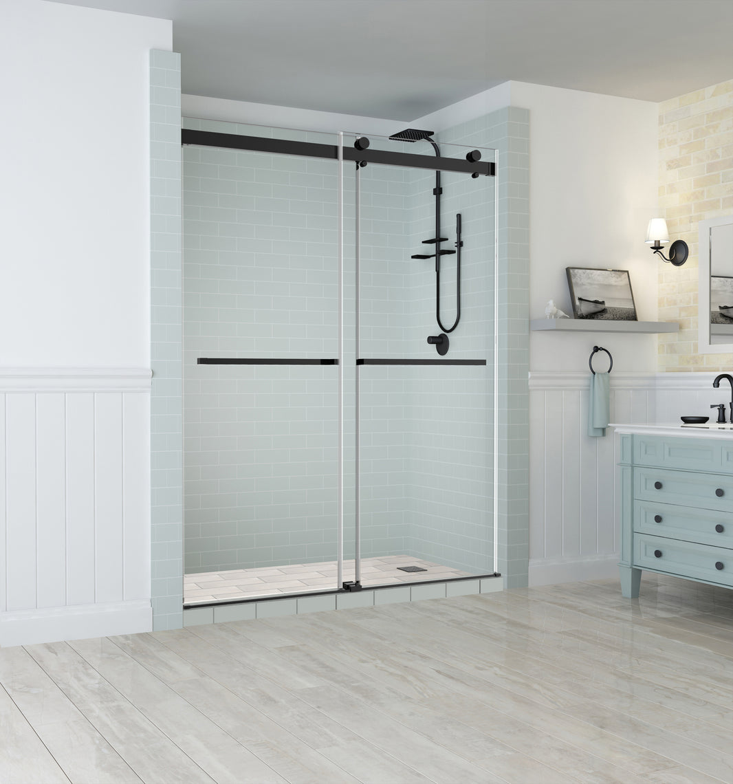 Shower with Barn Doors