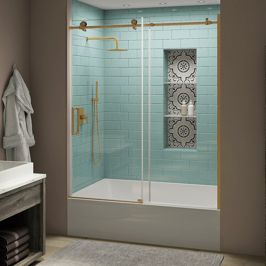 Frameless Glass Tub Door From Aston Bath