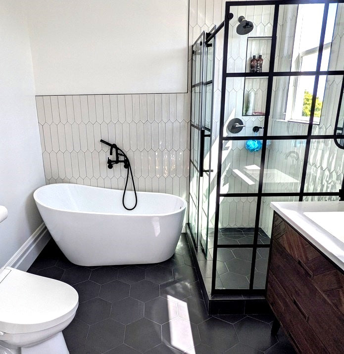 Frameless, Glass Shower Enclosure