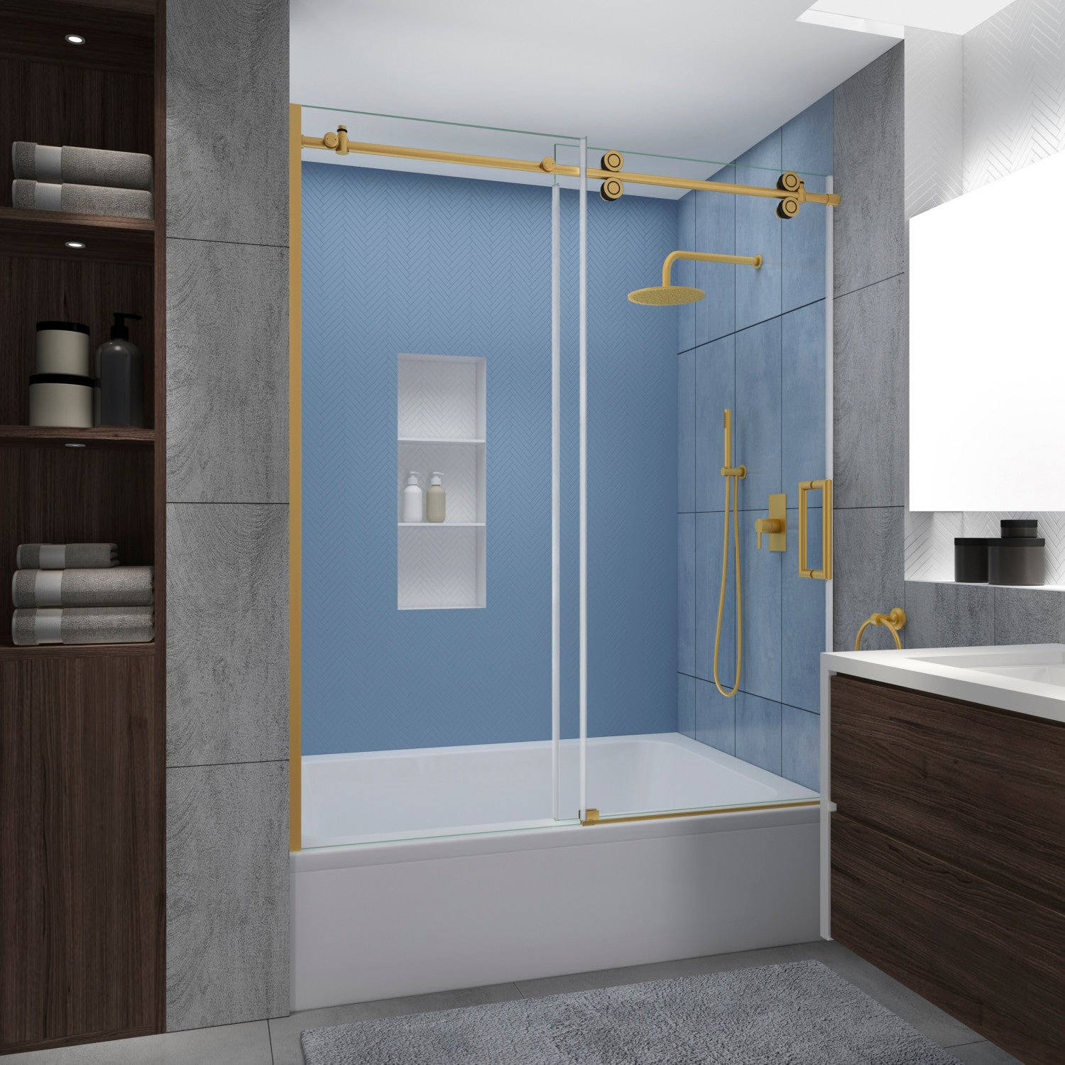 Langham XL Bathtub Doors 2